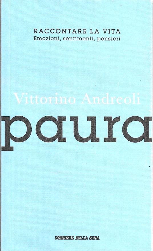 paura - Vittorino Andreoli - copertina
