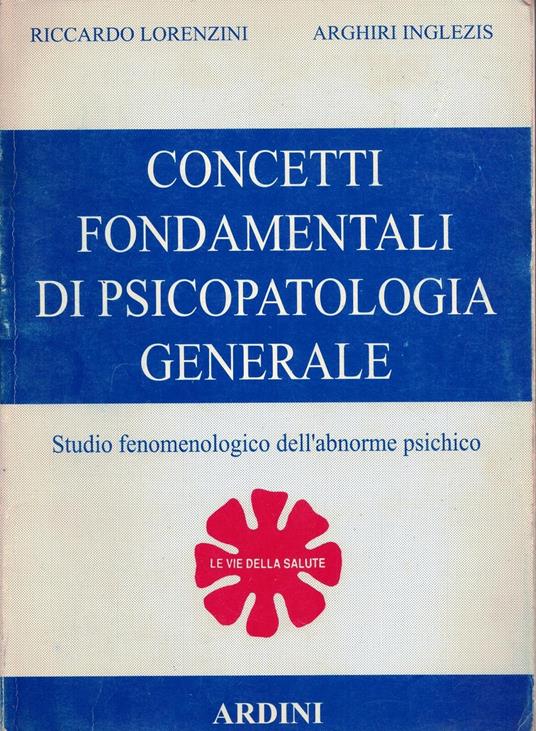 Concetti fondamentali di psicopatologia generale - copertina