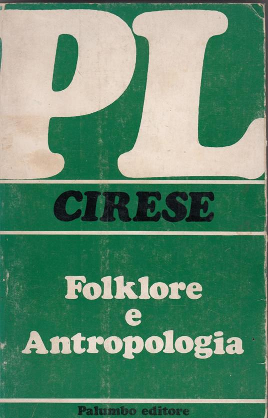 Folklore e antropologia - copertina