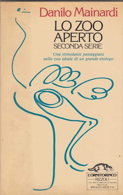Lo zoo aperto - seconda serie - Danilo Mainardi - copertina