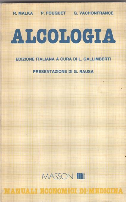 Alcologia - copertina
