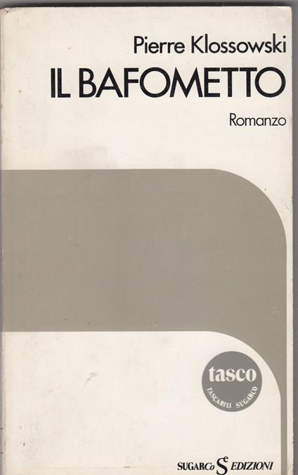 Il bafometto - Pierre Klossowski - copertina