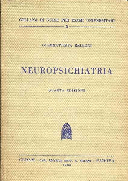 Neuropsichiatria - Giambattista Belloni - copertina