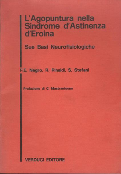 L' agopuntura nella sindrome d'astinenza d'eroina - copertina