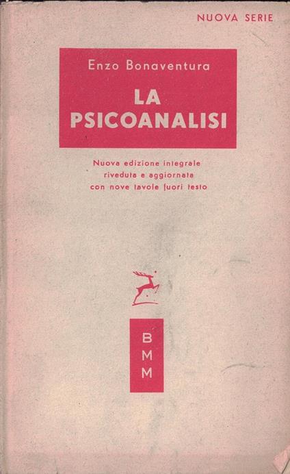 La Psicoanalisi - Enzo Bonaventura - copertina