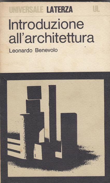 Introduzione all'architettura - Leonardo Benevolo - copertina