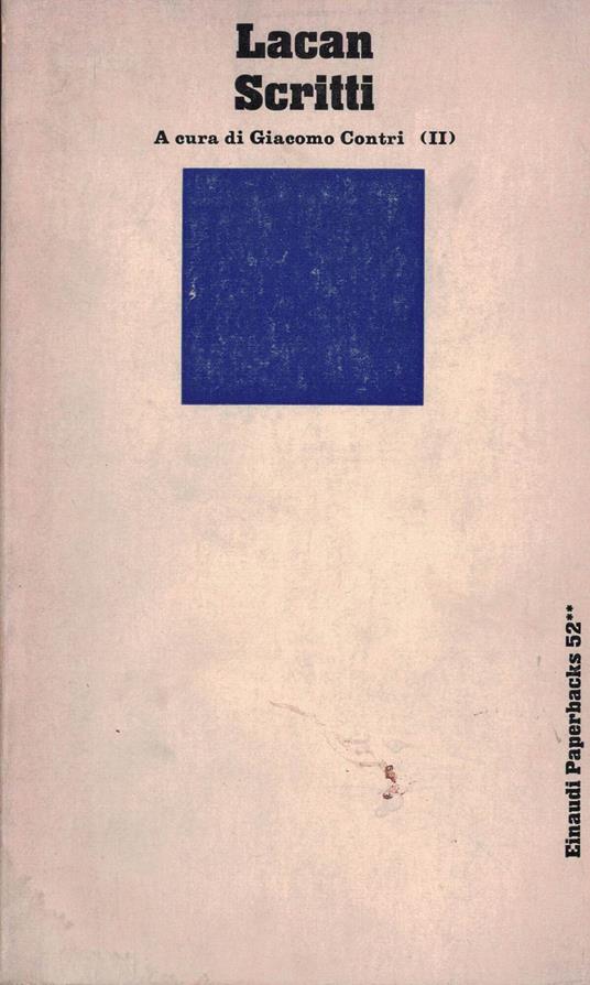 Scritti (Volume secondo) - Jacques Lacan - copertina