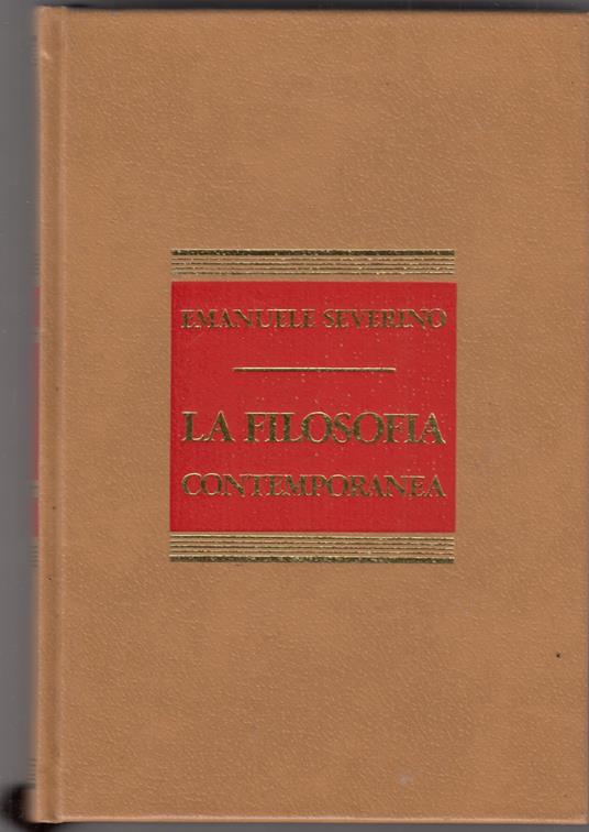 Filosofia antica - Emanuele Severino - copertina