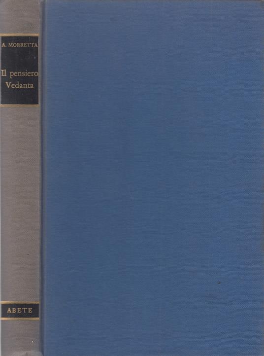 Il pensiero vedanta - Angelo Morretta - copertina
