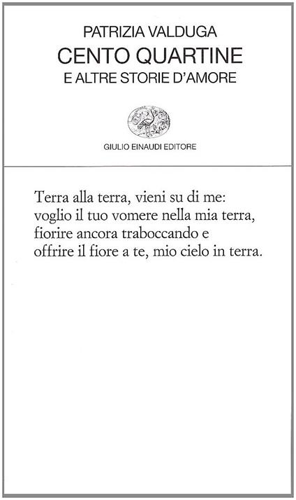 Cento quartine e altre storie d'amore - Patrizia Valduga - copertina