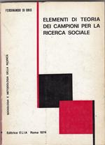 Elementi di teoria dei campioni per la ricerca sociale