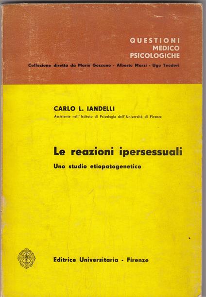 Le reazioni ipersessuali - copertina