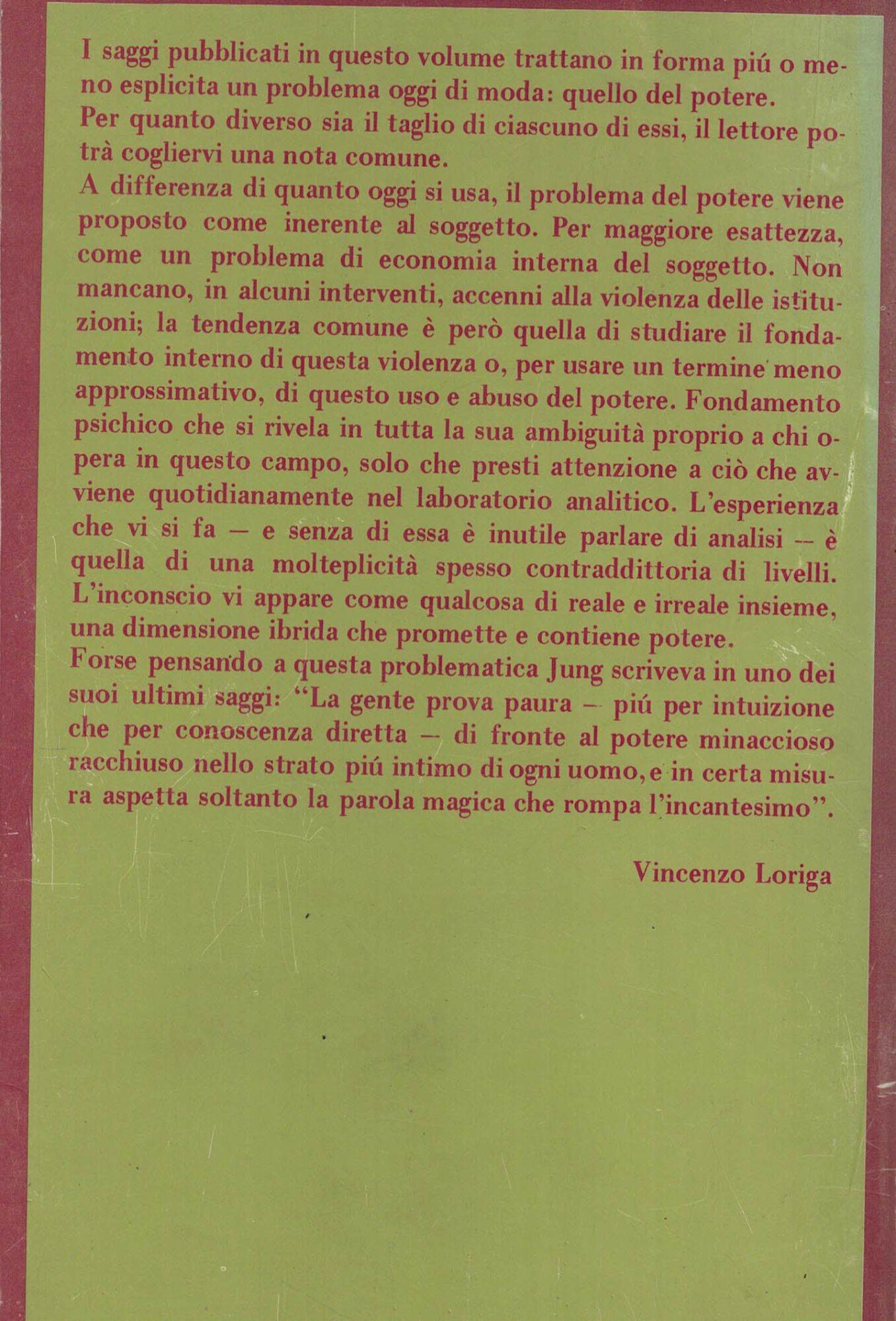 Potere e inconscio