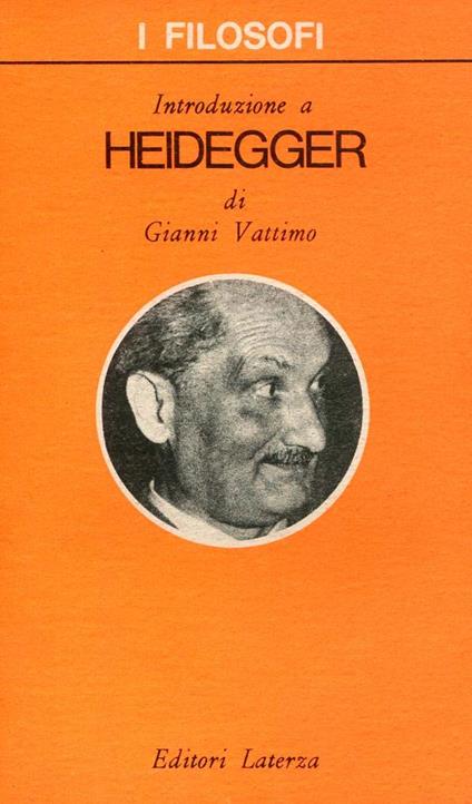 Introduzione a Heidegger - Gianni Vattimo - copertina