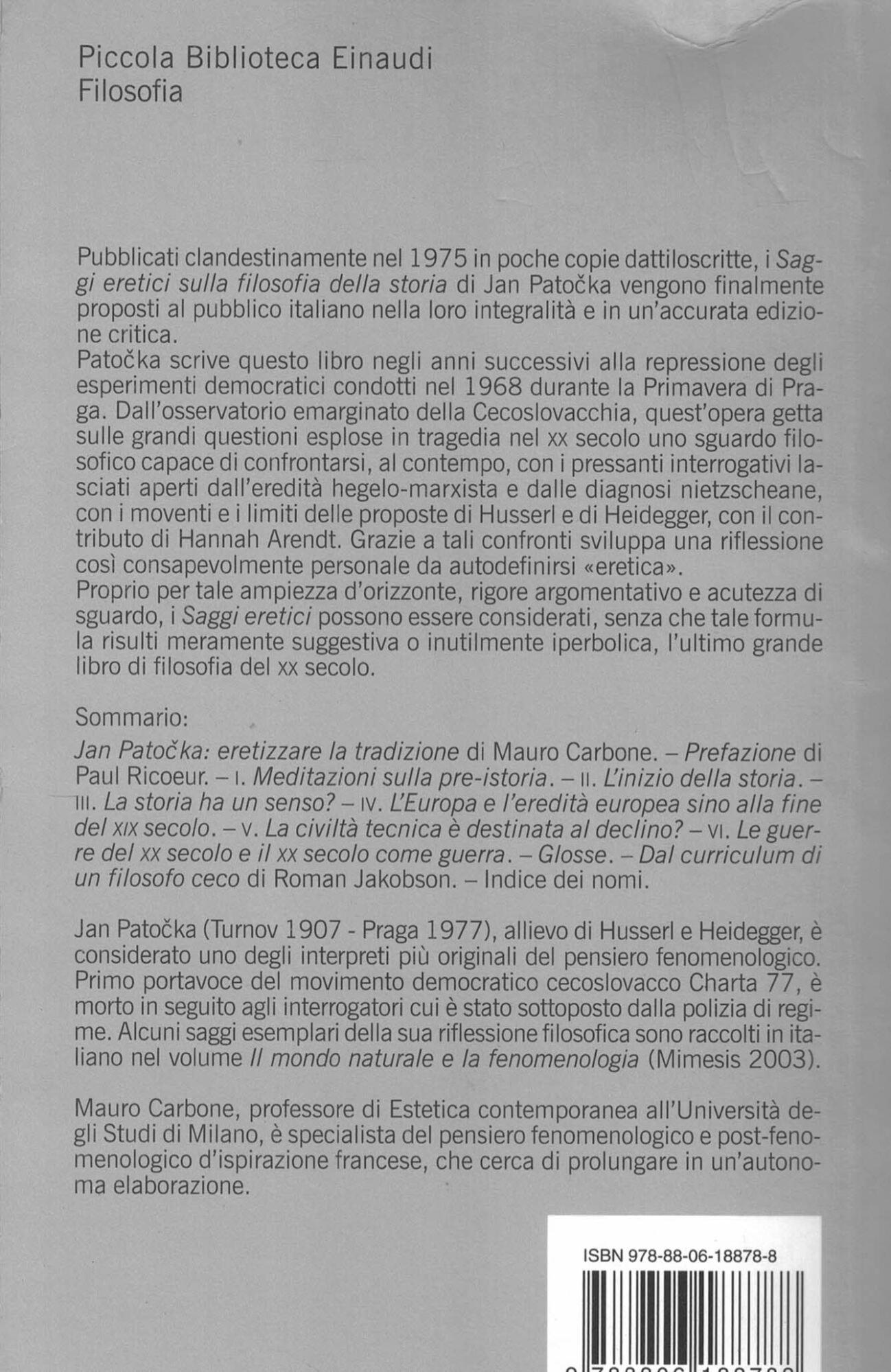 Saggi eretici sulla filosofia della storia