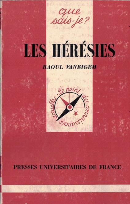 Les hérésies - Raoul Vaneigem - copertina