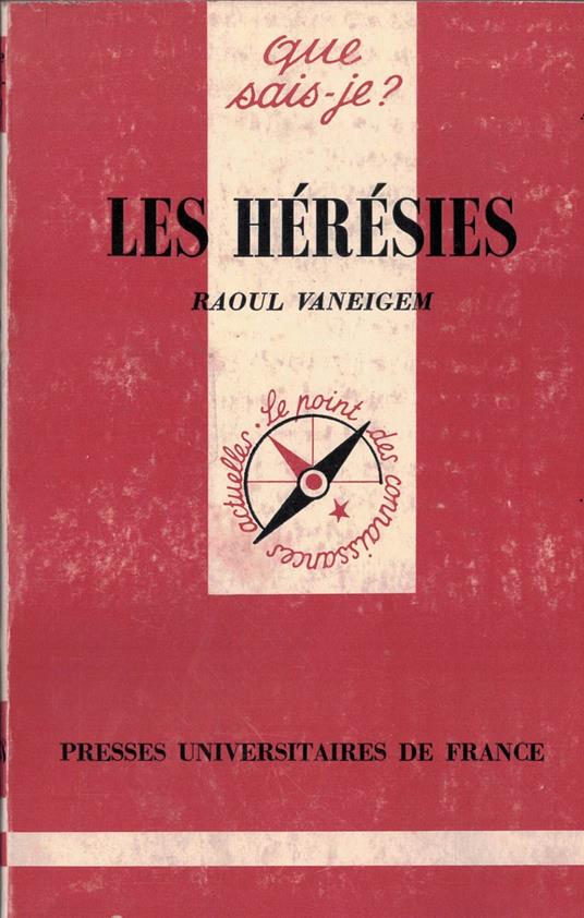 Les hérésies - Raoul Vaneigem - copertina