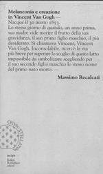Melanconia e creazione in Vincent van Gogh