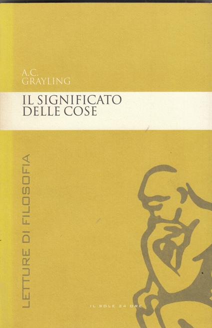 Il Significato Delle Cose - copertina