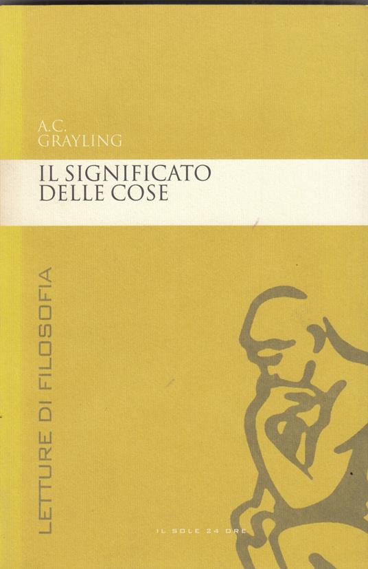 Il Significato Delle Cose - copertina