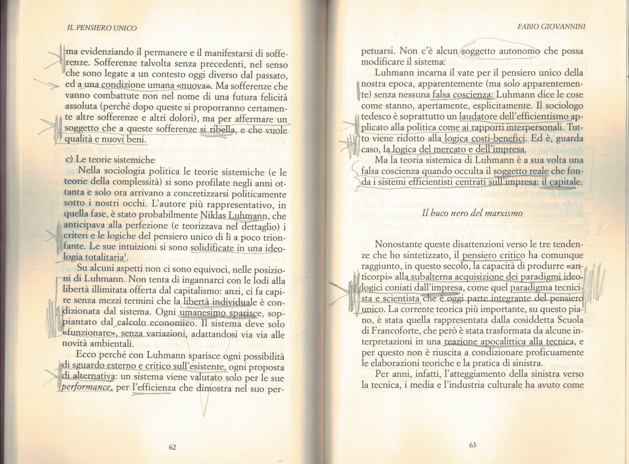 Il pensiero Unico e i nuovi padroni del mondo