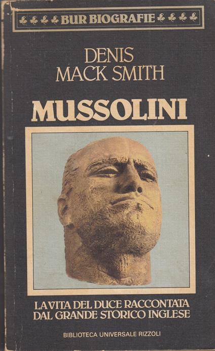 Mussolini - Denis Mack Smith - copertina