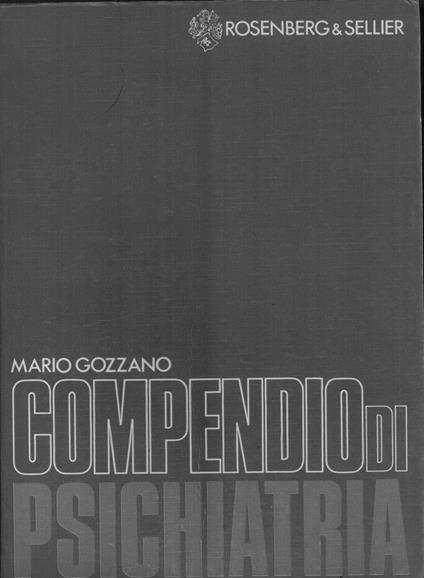 Compendio di Psichiatria - Mario Gozzano - copertina
