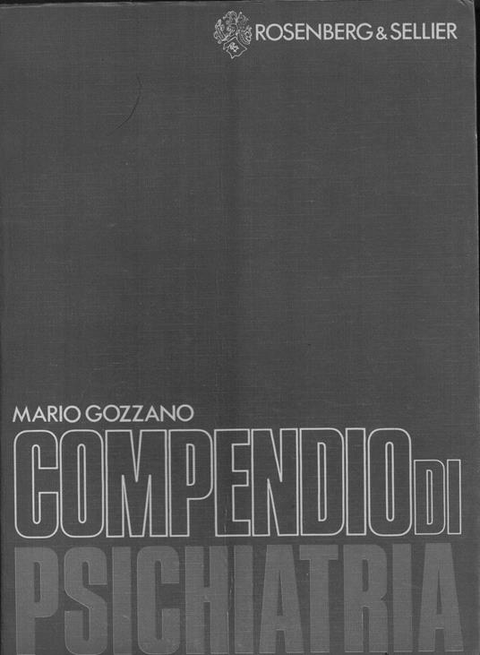 Compendio di Psichiatria - Mario Gozzano - copertina