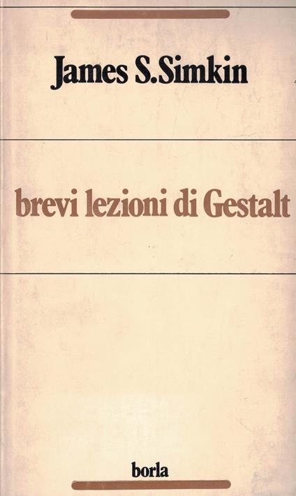 Brevi lezioni di Gestalt - copertina