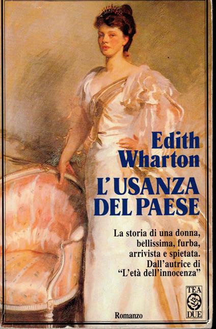 L' usanza del paese - Edith Wharton - copertina