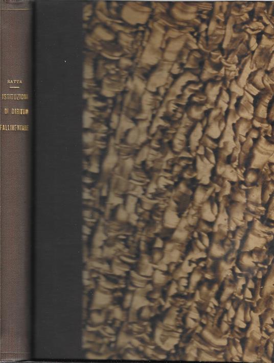 Istituzioni Di Diritto Fallimentare - Salvatore Satta - copertina