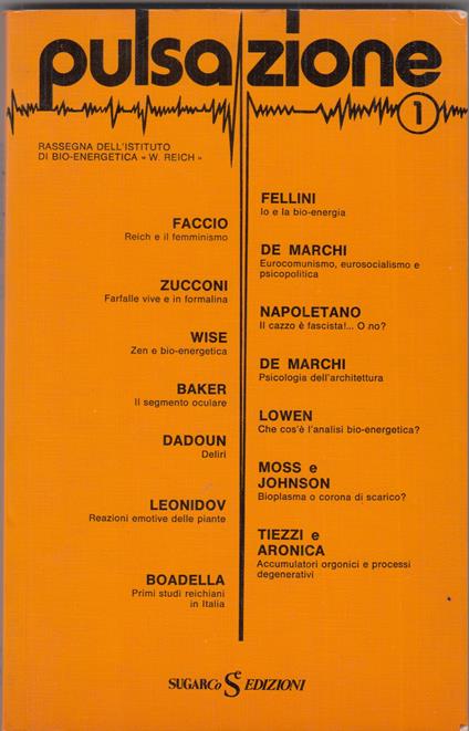 Pulsazione 1 - copertina