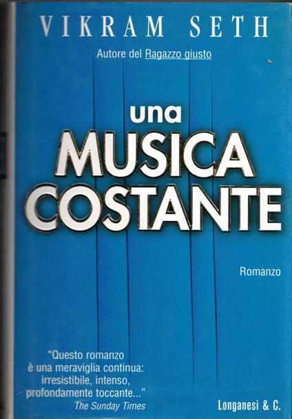Una musica costante - Vikram Seth - copertina