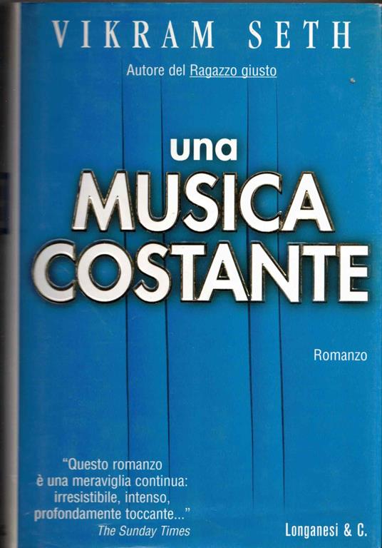 Una musica costante - Vikram Seth - copertina