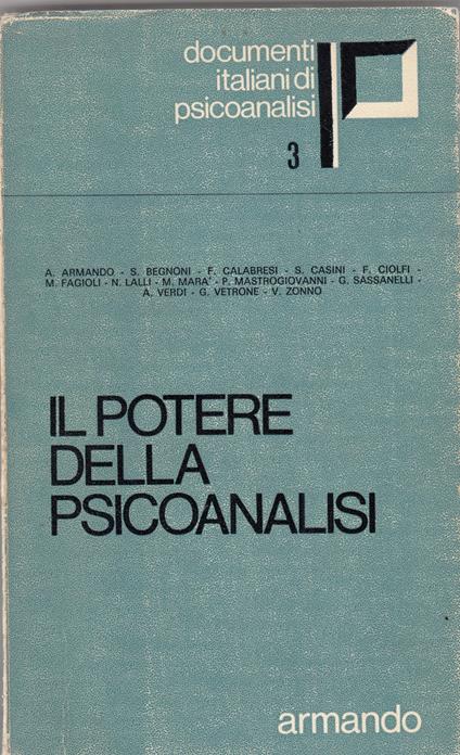 Il potere della psicoanalisi - copertina