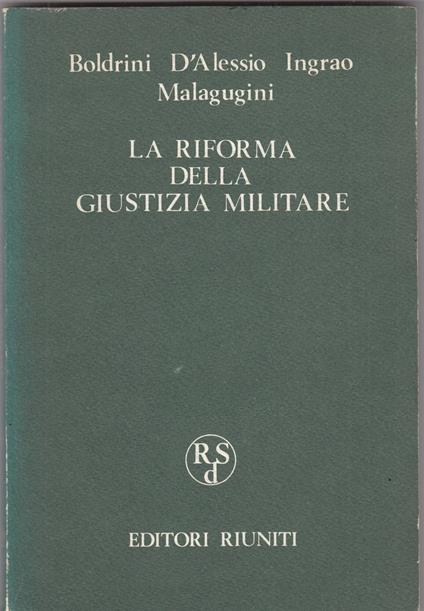 La riforma della giustizia militare - copertina
