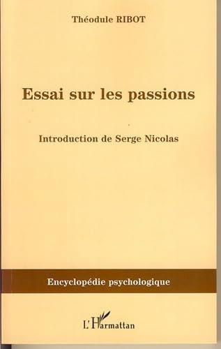 Essai sul le passion - Théodule Ribot - copertina