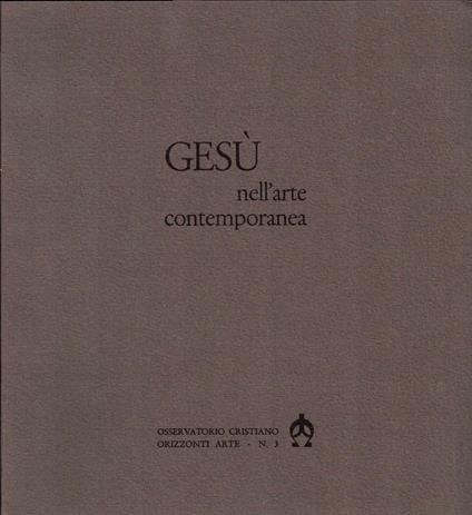 Gesu' nell'arte contemporanea - copertina