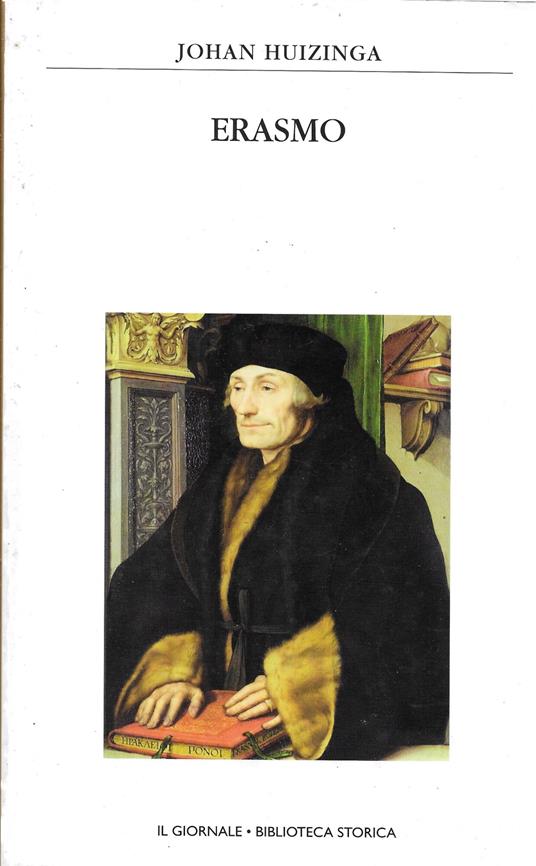 Erasmo - Johan Huizinga - copertina