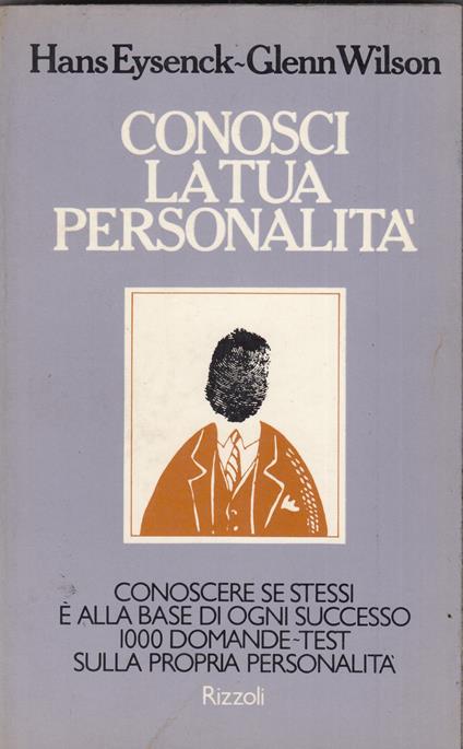 Conosci la tua personalità - copertina