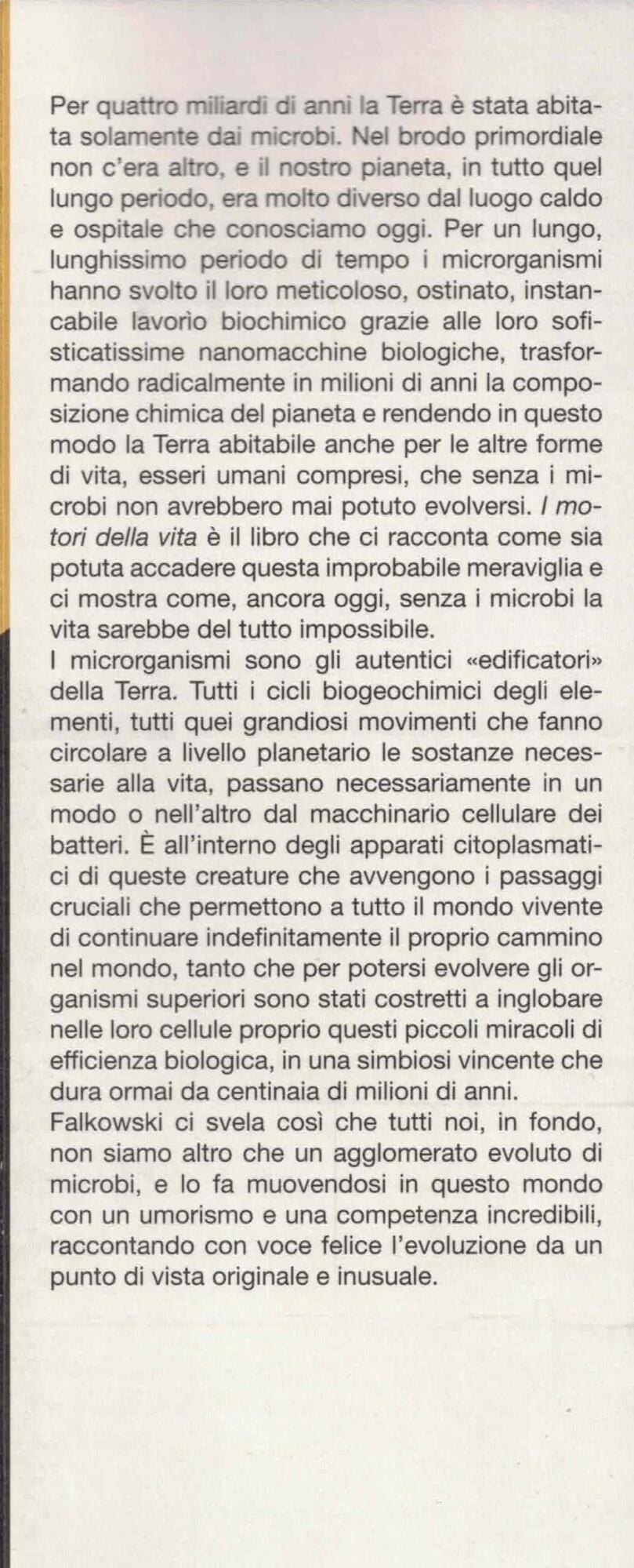I motori della vita: Come i microbi hanno reso la Terra abitabile