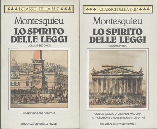 Lo Spirito Delle Leggi - Charles L. de Montesquieu - copertina