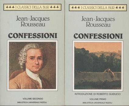 Confessioni - Jean-Jacques Rousseau - copertina