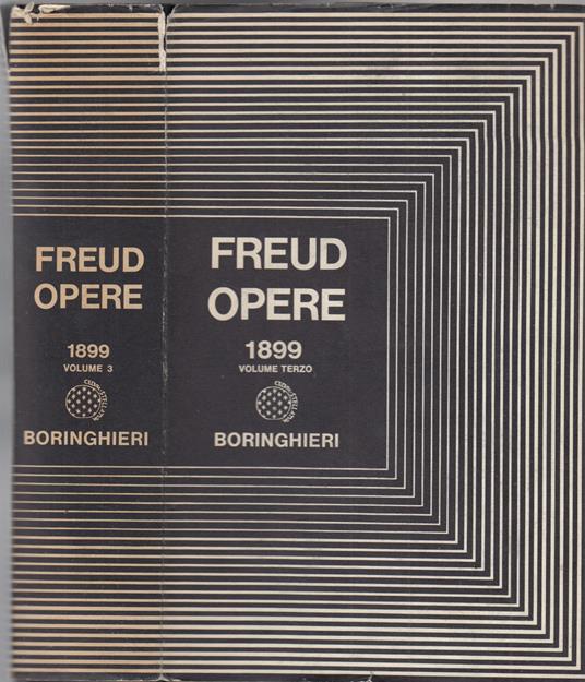 OPERE. Volume Terzo. (1899) - Sigmund Freud - copertina