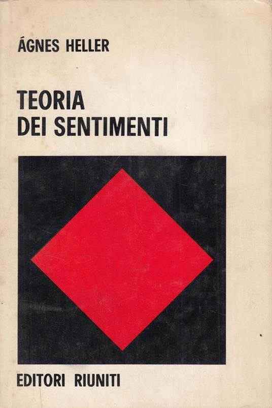 Teoria dei sentimenti - Ágnes Heller - copertina