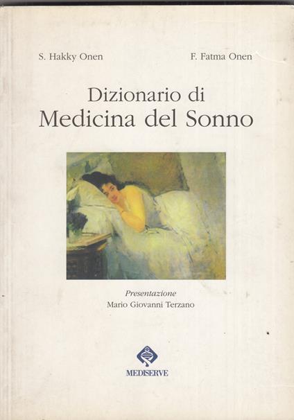Dizionario di medicina del sonno - copertina