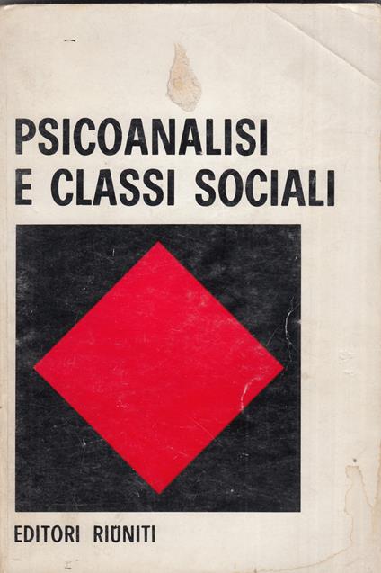 Psicoanalisi e classi sociali - Adriano Voltolin - copertina