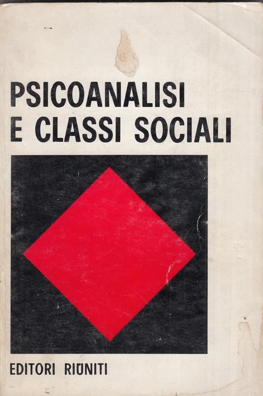 Psicoanalisi e classi sociali - Adriano Voltolin - copertina