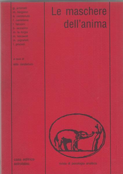 Le maschere dell'anima - Aldo Carotenuto - copertina