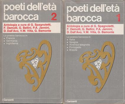 Poeti dell'eta' barocca. 2 Volumi - copertina